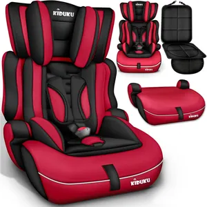 Comparateur de prix : KIDUKU® Siège auto pour enfants Siège auto 9-36kg groupe 1+2+3 noir/ro...