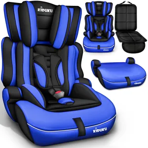 55908 KIDUKU Siège auto pour enfants - Noir / Bleu- évoluant avec la c... pas cher