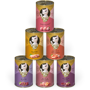 Soul Pet Kitty Cat Adult Pâte 6 x 400 g pour chat lot mixte II (6 variétés)Vendu parzooplus