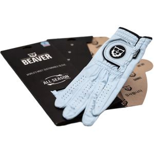 Gants de golf Gaucher femme Beaver Golf All Season Ultra Bleu L BV-GL-BS-F-R