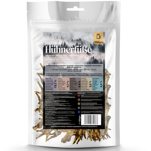 500g George & Bobs pattes de poulet friandises pour chiens