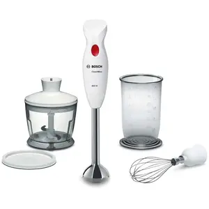Bosch Bosch CleverMixx MSM24500 - Mixeur à main - 400 Watt - blanc/rouge pas cher