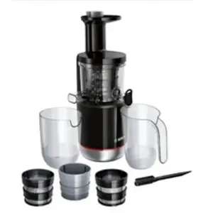 Bosch - extracteur de jus vertical 1.4l 150w noir/rouge - mesm731m TU pas cher