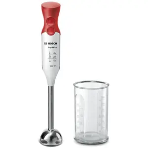 Comparateur de prix : Bosch Bosch ErgoMixx MSM64110 - Mixeur à main - 450 Watt - blanc/rouge