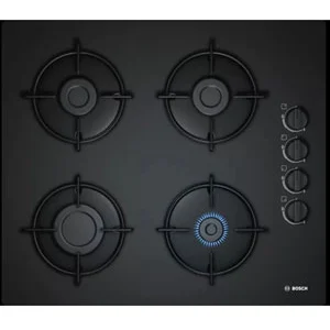 Comparateur de prix : Bosch Bosch Serie 2 POP6B6B10 Table de cuisson au gaz Noir - 4 foyers