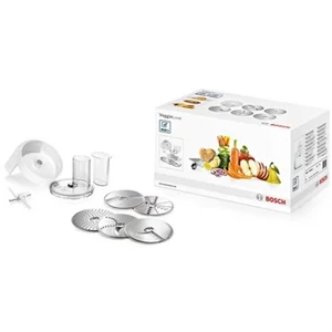 Comparateur de prix : Bosch Accessoires pour kitchen machine : 1 acc. Râpeur/éminceur - 5 disques