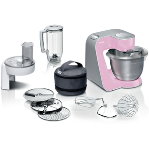 bosch Série 4 Robot pâtissier MUM 5 1000 W Rose, argent MUM58K20Vendu paramazon