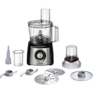 Comparateur de prix : bosch Robot culinaire MultiTalent 3 800 W Noir, Inox brossé MCM3401M
