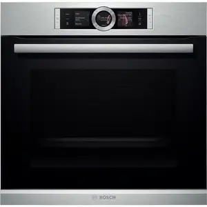 Comparateur de prix : HSG636ES1 BOSCH Four Full Steam 12 modes de cuisson - cuisson à la vapeur - ecoclean - Assist - éclairage LED inox A+