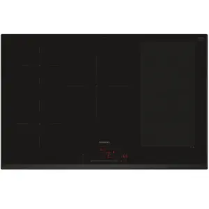 Siemens iQ700 Series Plaque de cuisson à induction 5 zones Noir 80 cm pas cher