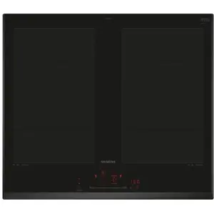 Table de cuisson induction 60cm 4 feux 7400w noir Siemens EX651HXC1F pas cher