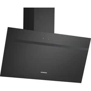 Comparateur de prix : Siemens Hotte décorative inclinée Siemens LC65KDK60 60cm 550m3/h noir