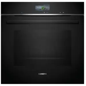 Comparateur de prix : Siemens Four intégrable multifonction 71l 60cm a+ pyrolyse noir - HB776G3B1