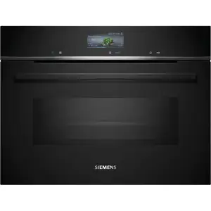 Comparateur de prix : Siemens Four combiné mo intégrable 45l noir - CM776G1B1