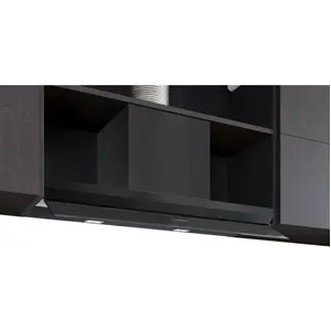Hotte décorative 90cm 699m3/h noir mat - Siemens - LJ97BDP60 - iq500 pas cher