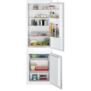 Comparateur de prix : Siemens réfrigérateur combiné intégrable à glissières 267l blanc - KI86VNSE0