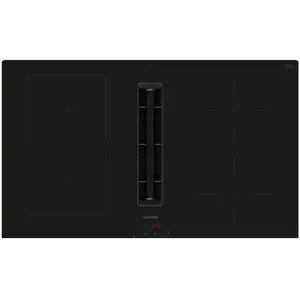 Siemens Table de cuisson aspirante induction 80cm 4 feux 7400w noir - ED811BS16E