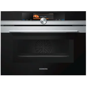 Siemens Siemens iQ700 CM678G4S1 Four combiné Acier inoxydable pas cher