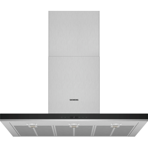 Siemens - hotte décorative murale 90cm 55db 843m3/h inox - lc98bip50 TU pas cher