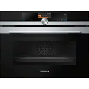 Siemens iQ700 CS636GBS2 Four Compact avec Vapeur 47L A+ Inox/NoirVendu paramazon
