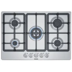 Siemens Table de cuisson gaz 75cm 5 feux inox - eg7b5qb90 eg7b5qb90 pas cher