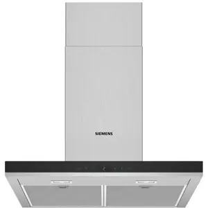 Siemens - hotte décorative murale 60 cm 674m3/h inox - lc67bhp50 TU pas cher