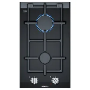 Siemens Siemens iQ700 ER3A6BD70 Table de cuisson au gaz Noir/inox - 2 foyers pas cher
