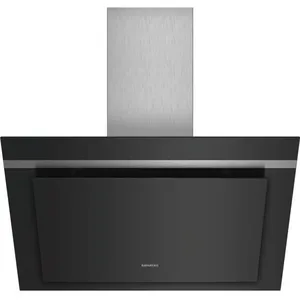 Siemens Siemens iQ300 LC87KHM60 - Hotte décorative verre inox/noir pas cher