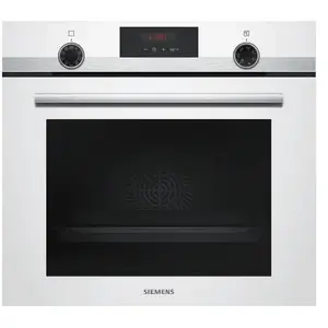 Siemens - Four intégrable 71l 60cm a pyrolyse blanc hb573abv0 pas cher