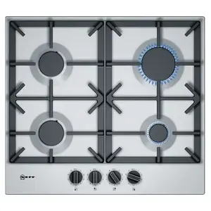 Neff Neff T26DS49N0 Table de cuisson au gaz Acier inoxydable - 4 foyers
