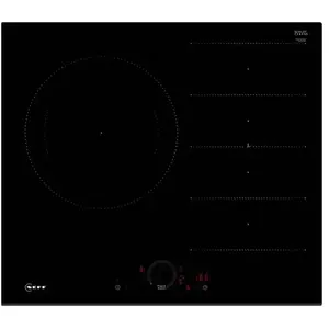 Comparateur de prix : Table de cuisson induction 60cm 3 feux 7400w noir - T66FHC4L0 - NEFF