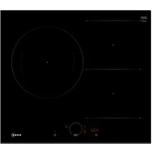 Table de cuisson induction 60cm 3 feux 7400w noir - T56FHL1L0 - NEFF pas cher