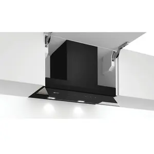Neff N 70 Hotte design intégré 60 cm Noir avec finition en verre D65XAM2S0 pas cher