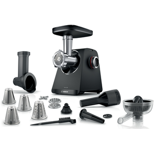 bosch Série 4 Hachoir à viande MultiPower 1900 W Noir, noir MFWS450B pas cher