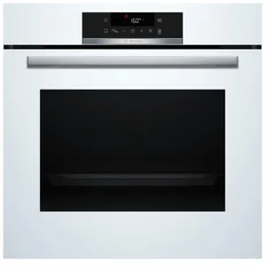 Comparateur de prix : Bosch four intégrable multifonction 71l 60cm pyrolyse blanc - HBA572BW3F