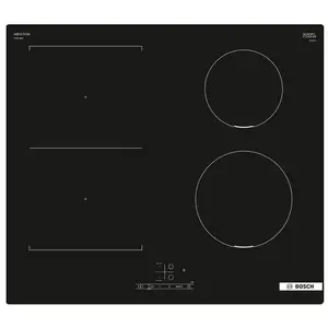Table de cuisson induction 60cm 4 feux 6900w noir - PVS611BB6H - BOSCH pas cher