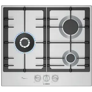 bosch Série 6 Table gaz 60 cm Inox PCC6A5I90 pas cher