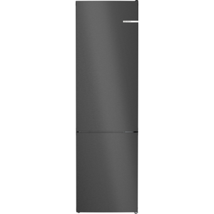 bosch Série 4 Réfrigérateur combiné pose-libre 203 x 60 cm Acier brossé noir anti-traces KGN39EXCF pas cher