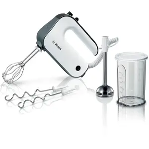 Batteur BOSCH MFQ49700 - 850 W - 5 vitesses+turbo - blanc/anthracite pas cher