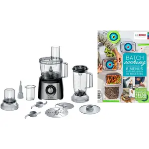 Comparateur de prix : Bosch Robot multifonction BOSCH MultiTalent 3 B1EMCM3PM3 Noir/Inox - E...