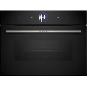 Bosch CSG7361B1 Serie 8 EEK: A+ Einbau-Kompaktdampfbacko 60cm breit, 47 Liter, Home Connect, 4D Heißluft, schwarzVendu paramazon