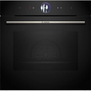 Comparateur de prix : Four intégrable combi vapeur 71l 60cm a+ pyrolyse noir Bosch HRG7764B1