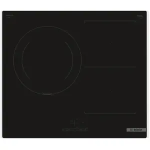 Table induction BOSCH - 3 foyers - L59 x P52 cm - PVJ611BB6E pas cher