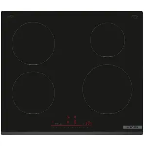Comparateur de prix : Table de cuisson induction 60cm 4 feux 7400w noir - PIE631HB1E - BOSCH