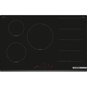 Bosch Serie 6 PXV831HC1E plaque Noir Intégré 80 cm Plaque avec zone à ... pas cher