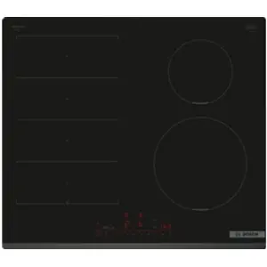 Comparateur de prix : Bosch Serie PIX631HC1E Table de cuisson à induction Noir - 4 foyers