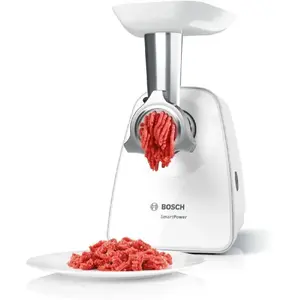 Comparateur de prix : Hachoir Electrique  a viande SmartPower -  - MFW2520W - 2 grilles de h Bosch