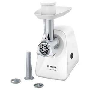 Comparateur de prix : Hachoir Electrique  a viande -  - MFW2510W - 2 grilles - Garnisseur de Bosch