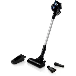 Comparateur de prix : Aspirateur balai Bosch série 6 - Sans sac - Batteries rechargeables - Noir