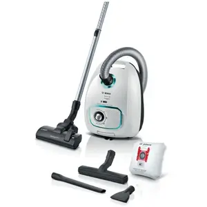 bosch Série 4 Aspirateur avec sac ProHygienic Blanc BGLS4HYG2 pas cher